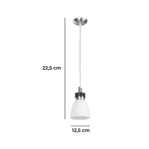 Lampara Colgante Braz/Neg.1L60We27 5696-4 - IKE LITE