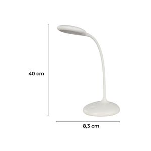 Lampara D/Escritorio Led Bl/Flex. 3W - IKE LITE