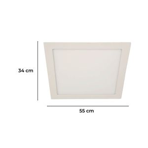 Panel Led Cuad/Emp/Bl 25W 6500K L/Blanca