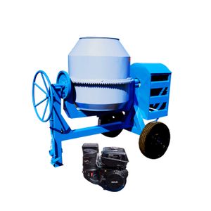 Concretera de 700 lts con motor a gasolina de 14 HP, estructura de tubo cuadrado y llantas RIN13. - CONCRETERAS GRANIZO / KOHLER