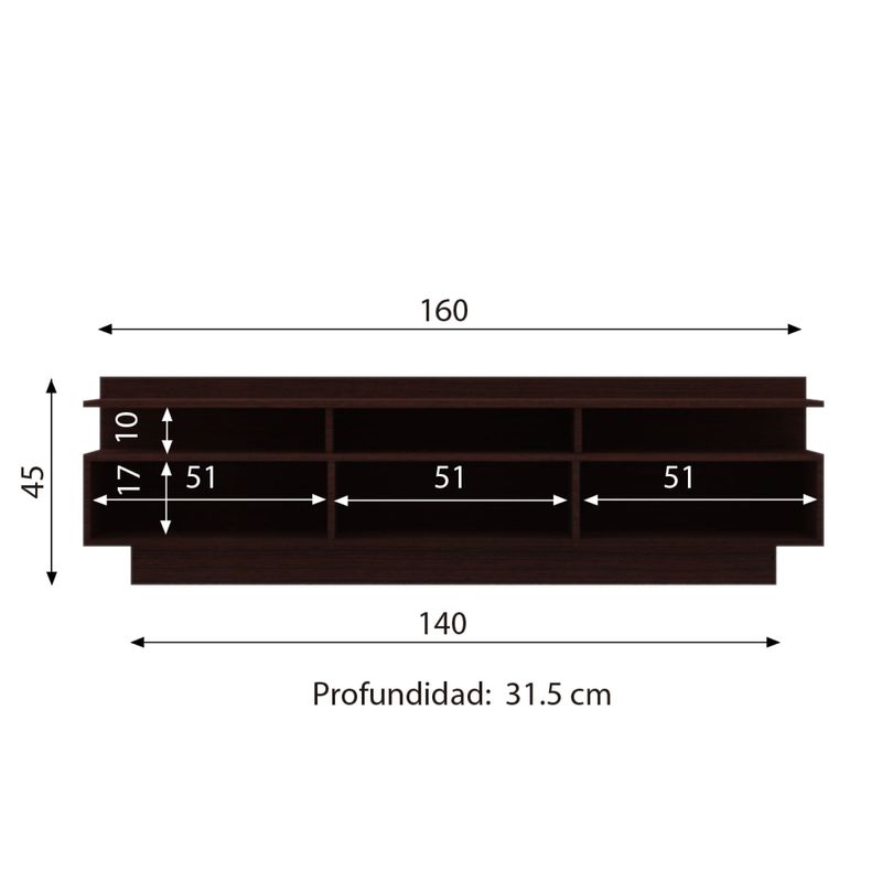 Mesa-De-Tv-Tarsa-65P-Tres-Puertas