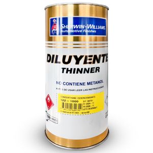 Thinner Desengrasante MUSTANG 122 para superficies metálicas 1000 cc. - SHERWIN WILLIAMS