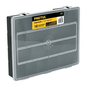 Caja organizadora con 18 compartimentos - PRETUL