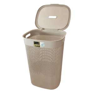 Cesto Laundry Spirella 45L Taupe - PLAPASA