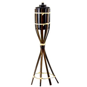 Antorcha temática con estilo "TIKI" para decoración de mesas. - KOLE