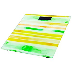Báscula corporal digital de vidrio de seguridad de colores. - MAINSTAYS