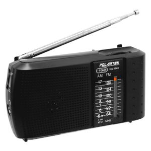 Radio portátil VINTAGE a pila con frecuencias AM / FM. - POLARTEK