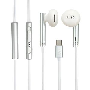 Auriculares alámbricos tipo C y cable de 120cm. - LSC