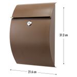Buzon-curvo-metalico-color-cafe.