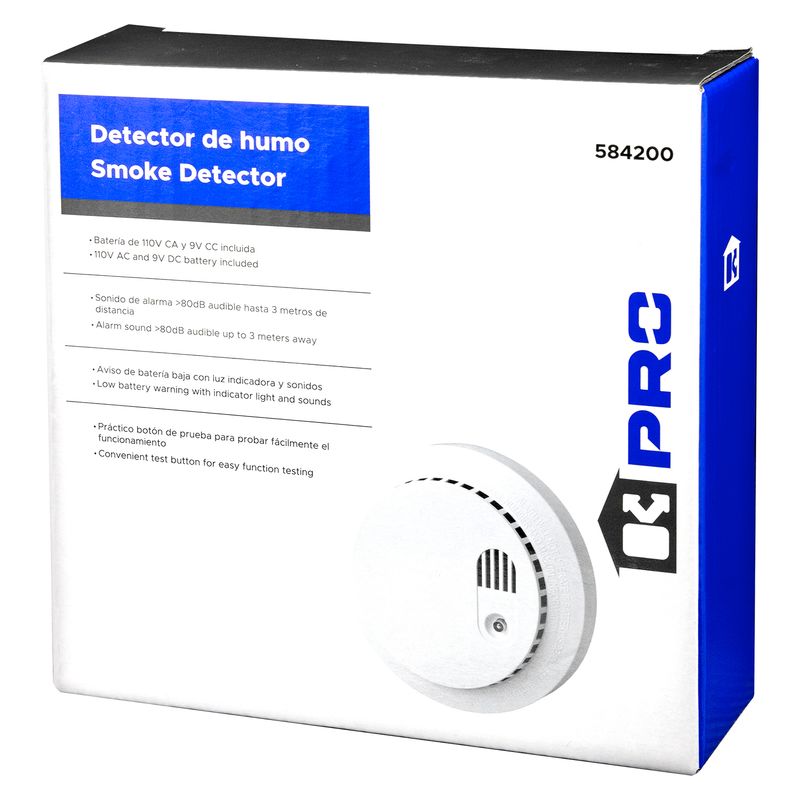 Detector-de-humo-de-80dB-110-9V-para-techo.