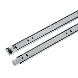 Riel de 50cm x 25mm para cajones, bolsa de 2 unidades - HERMEX