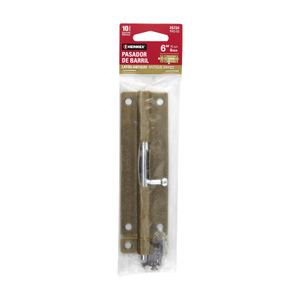 Picaporte latonado antiguo de 6" - HERMEX