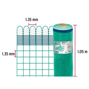 Malla mosquitera verde de 1,05m x 30m. - FIERO