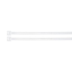 Bolsa con 50 amarracables blancos de 8" x 4,5mm - VOLTECK