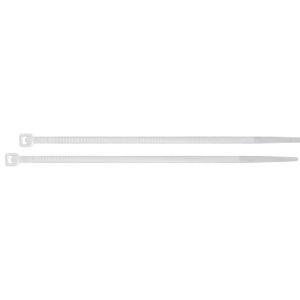 Bolsa con 100 amarracables blancos de 4" x 2,5mm - VOLTECK
