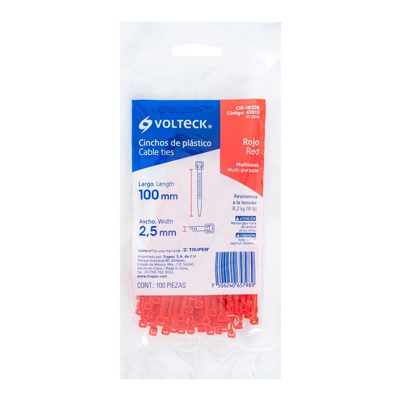 Bolsa-con-100-amarracables-rojos-de-4--x-25mm