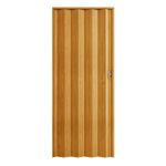 Puerta-plegable-de-diseño-MADERADO-LISO--con-estructura-a-base-de-paneles-plasticos-resistentes-al-calor-y-la-humedad.