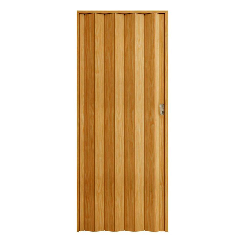 Puerta-plegable-de-diseño-MADERADO-LISO--con-estructura-a-base-de-paneles-plasticos-resistentes-al-calor-y-la-humedad.