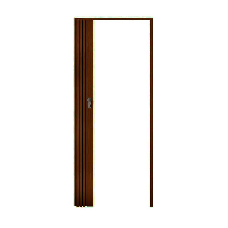 Puerta-plegable-de-diseño-MADERADO-LISO--con-estructura-a-base-de-paneles-plasticos-resistentes-al-calor-y-la-humedad.