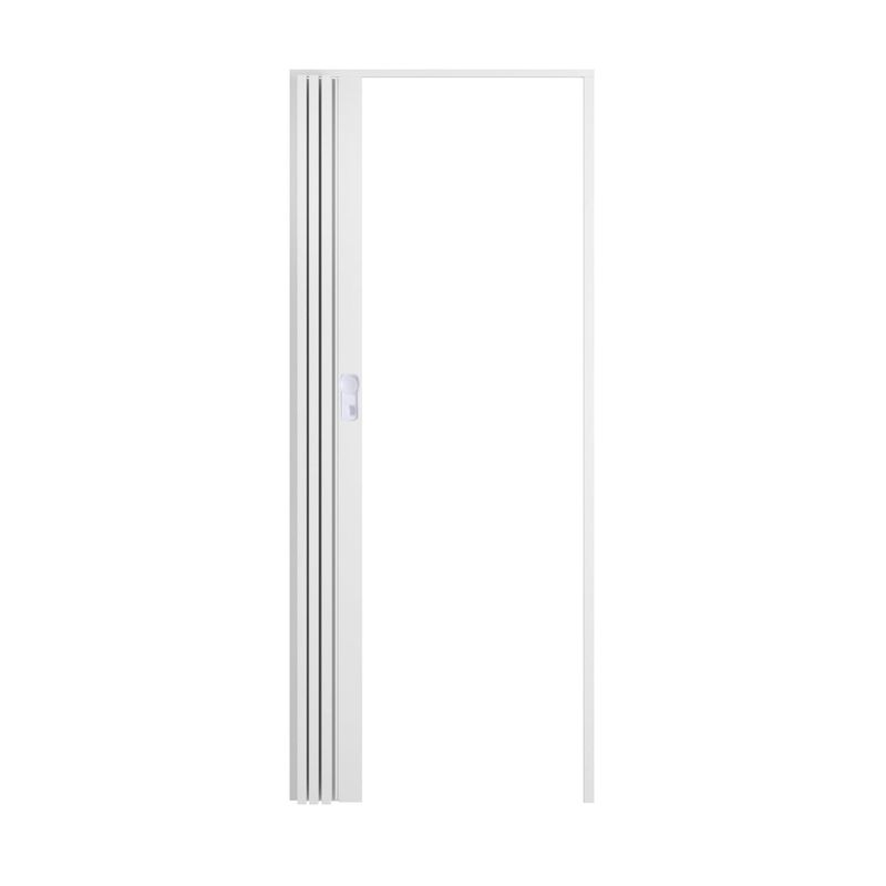 Puerta-plegable-de-diseño-LISO--con-estructura-a-base-de-paneles-plasticos-resistentes-al-calor-y-la-humedad.