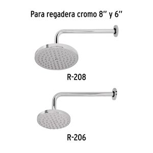 Brazo de ducha de 30cm para pared - FOSET