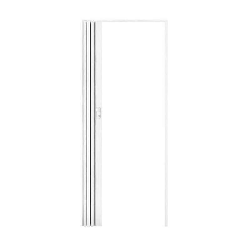 Puerta-plegable-de-diseño-MADERADO-LISO--con-estructura-a-base-de-paneles-plasticos-resistentes-al-calor-y-la-humedad.