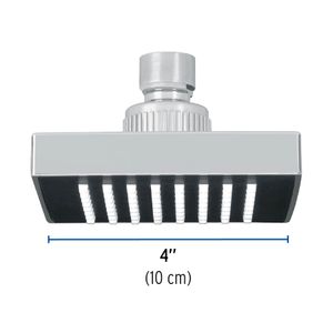 Cabeza de ducha cuadrada de 10cm - FOSET