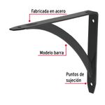 Mensula-reforzada-negra-5-x-7--diseño-barra