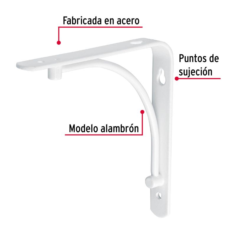 Mensula-reforzada-blanca-6-x-6--diseño-alambron