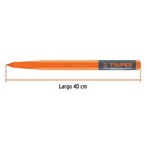 Cincel punta de 40cm x 1" - TRUPER