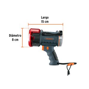 Linterna LED recargable de 2000lm - TRUPER