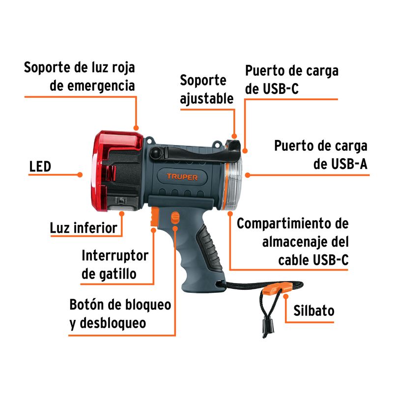 Lampara-de-LED-2000-lm-recargable-alta-potencia