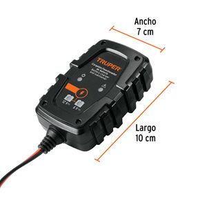 Mini cargador de baterías de 6 y 12V - TRUPER