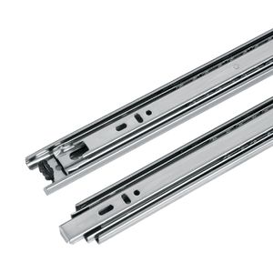 Riel de 30cm x 35mm para cajones, bolsa con 2 unidades - HERMEX