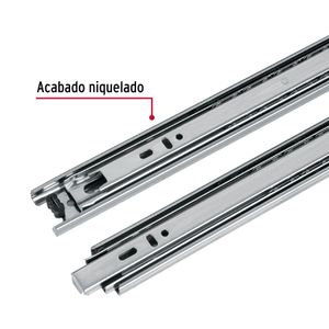 Riel de 30cm x 35mm para cajones, bolsa con 2 unidades - HERMEX