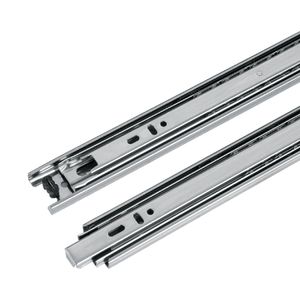 Riel de 45cm x 35mm para cajones, bolsa con 2 unidades - HERMEX