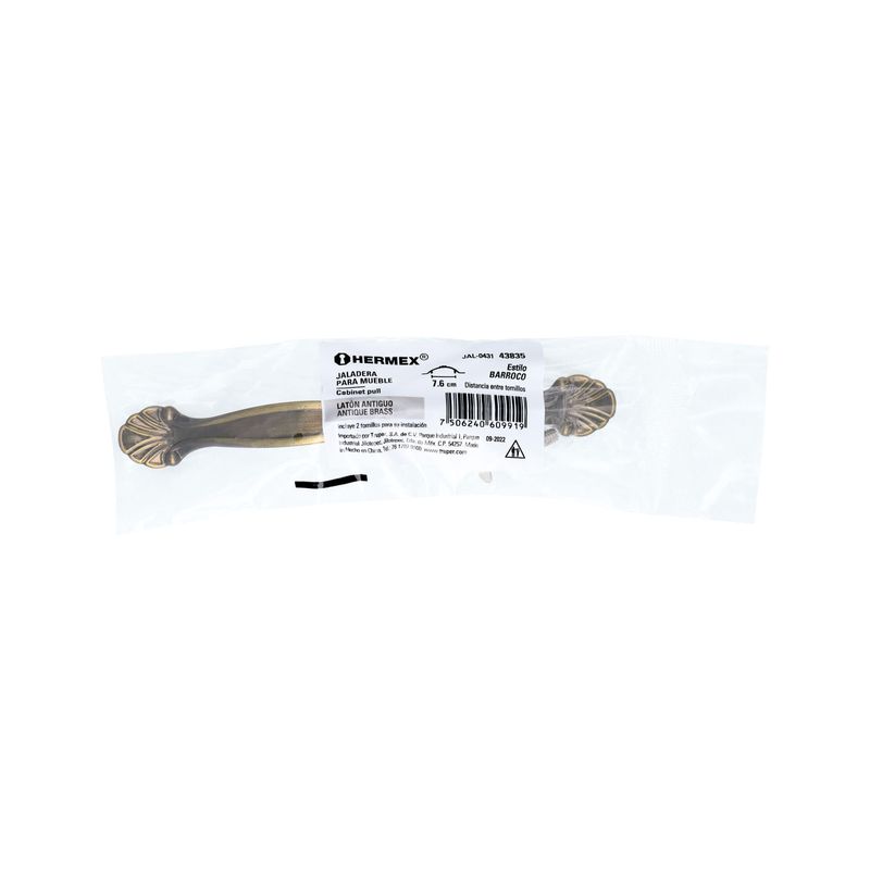 Jaladera-metalica-de-76-mm-estilo--Barroco--laton-antiguo