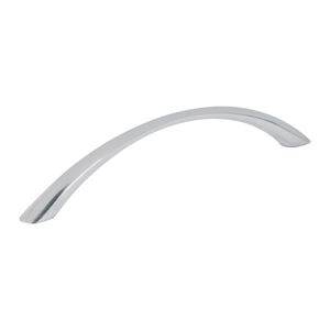 Tiradera satinada de 128mm tipo "Arco" - HERMEX
