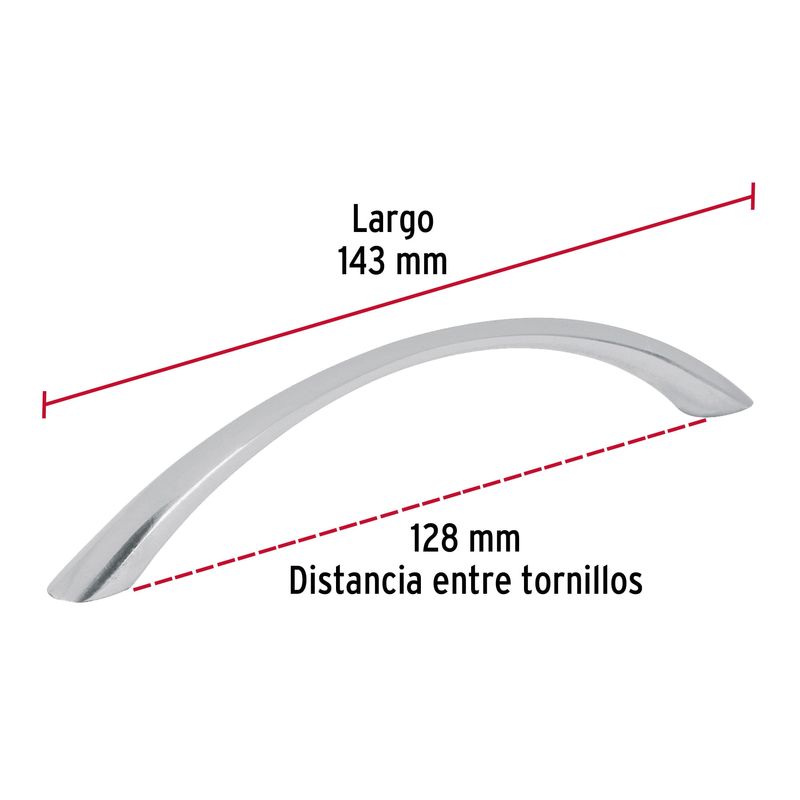 Jaladera-metalica-de-128mm-estilo--Arco--niquel-satinado