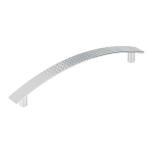 Tiradera satinada de 128mm tipo "Contempo" - HERMEX