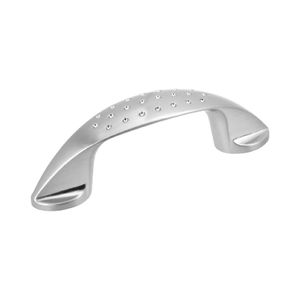 Tiradera satinada de 64mm tipo "Elipse" - HERMEX