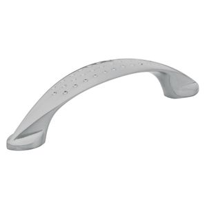 Tiradera satinada de 96mm tipo "Elipse" - HERMEX