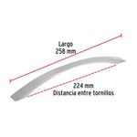 Jaladera-metalica-de-224mm-estilo--Moderno--niquel-satinado
