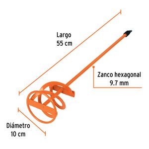 Revolvedor de pintura, 100 mm diámetro - TRUPER