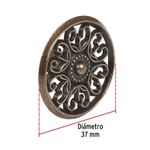Perilla-metalica-estilo--Colonial--acabado-laton-antiguo