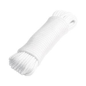 Cuerda blanca de poliéster de alta resistencia de 5/32" x 15 m. - FIERO