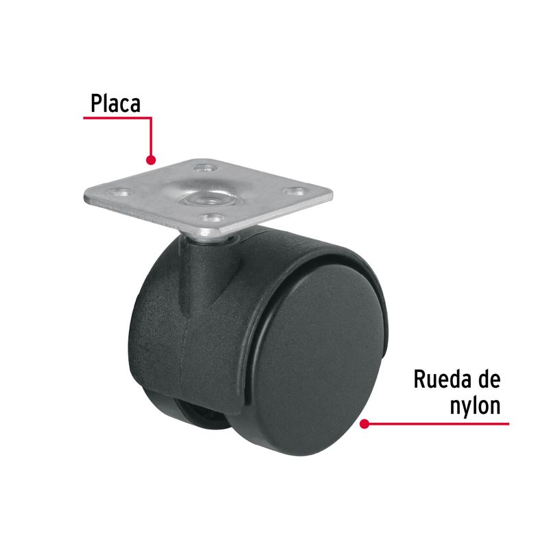 Rodaja-tipo-yoyo-de-40-mm-con-placa-sin-freno