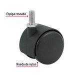 Rodaja-tipo-yoyo-de-50-mm-con-espiga-roscada