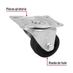 Rodaja-hule-2-1-2--placa-giratoria-con-buje-carga-60-kg