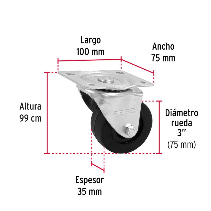 Rodaja-hule-3--placa-giratoria-con-buje-carga-90-kg